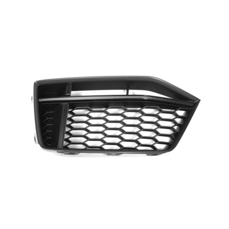 Pare-chocs avant S-Line, garniture de grille inférieure gauche coté conducteur noire - Pièces d'origine Audi 8S0807681BT94.
