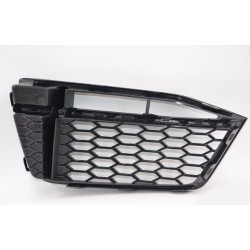 Pare-chocs avant S-Line inférieur, garniture de grille droite coté passager noire - Pièces d'origine Audi 8S0807682BT94.