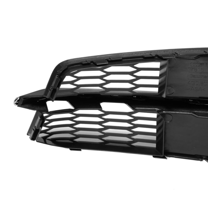 S-Line Left Right Bumper Grill Fog Light Surround Set - Original parts Audi 4G0807648B9B9/4G0807647B9B9