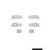 S-Line Left Right Bumper Grill Fog Light Surround Set - Original parts Audi 4G0807648B9B9/4G0807647B9B9 S-Line Left Right Bumper Grill Fog Light Surround Set - Original parts Audi 4G0807648B9B9/4G0807647B9B9