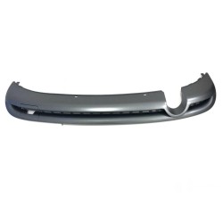 Pare-chocs arrière S-Line avec garniture de diffuseur de tuyau unique gris - Pièces d'origine Audi 8P0807434E1RR.