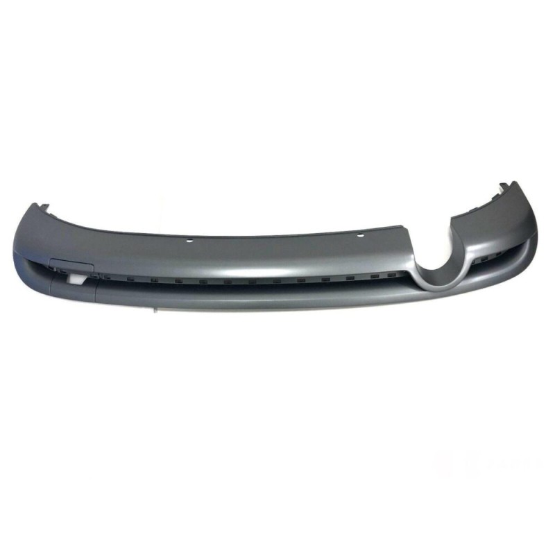 Pare-chocs arrière S-Line avec garniture de diffuseur de tuyau unique gris - Pièces d'origine Audi 8P0807434E1RR.