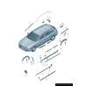 Jupe latérale S-Line, apprêtée, côté droit coté passager - Pièces d'origine Audi 8K0854932AGRU Jupe latérale S-Line, apprêtée, côté droit coté passager - Pièces d'origine Audi 8K0854932AGRU