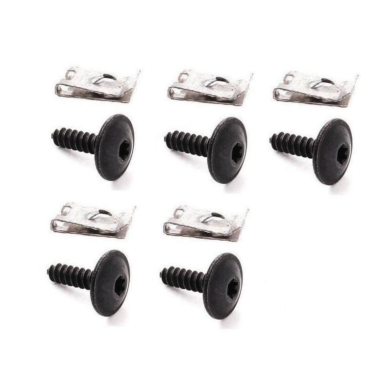 Écrou de vitesse 5 pièces Boulon 4.8x16 5 pièces - Pièces d'origine Audi 5X N90775001/5X N10433701