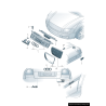 Bouclier avant Sportback avec grille centrale noire - Pièces d'origine Audi 8P4853651AVMZ Bouclier avant Sportback avec grille centrale noire - Pièces d'origine Audi 8P4853651AVMZ