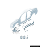 Garde-boue intérieur avant gauche pour aile de roue Sportback - Pièces d'origine Audi 4G8853887J Garde-boue intérieur avant gauche pour aile de roue Sportback - Pièces d'origine Audi 4G8853887J