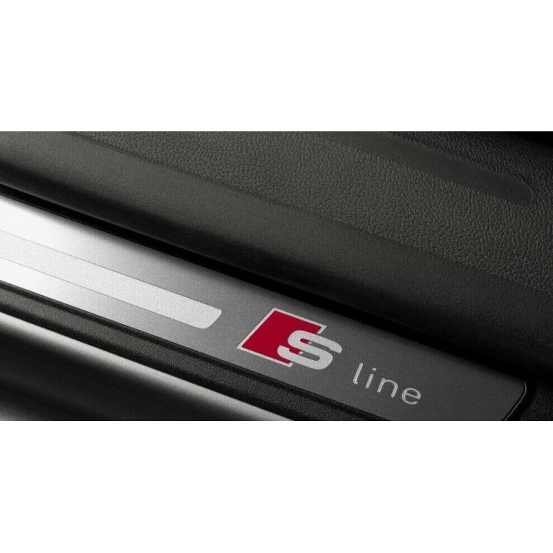 Bande de seuil d'entrée de porte avant gauche coté conducteur Sportback S Line - Pièces d'origine Audi 8T8853373B01C