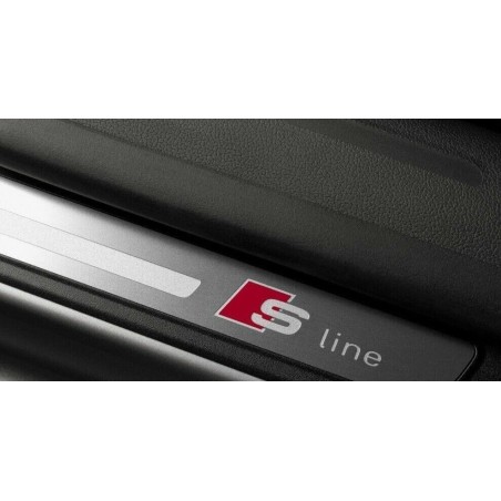 Bande de seuil d'entrée de porte avant gauche coté conducteur Sportback S Line - Pièces d'origine Audi 8T8853373B01C