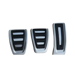 Couvre-pédales en acier inoxydable pour boîte manuelle côté gauche - Pièces d'origine Audi 8K1064200D.