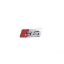 Emblème de badge S5 en aluminium pour volant de direction - Pièces d'origine Audi 8T0419685C3Q7