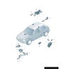 Bouton de commutation pour alarme anti-vol noir - Pièces d'origine Audi 8L49621095PR Bouton de commutation pour alarme anti-vol noir - Pièces d'origine Audi 8L49621095PR