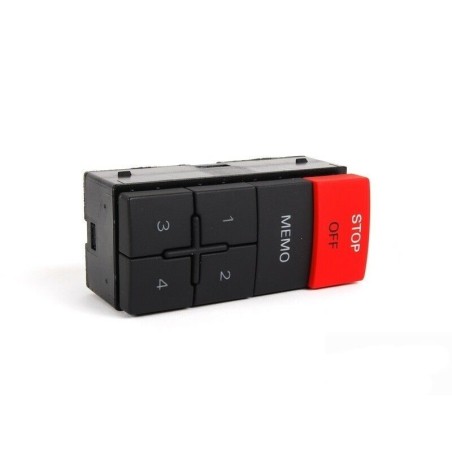 Bouton de commutation pour le réglage de la mémoire du siège - Pièces d'origine Audi 8E09597695PR Bouton de commutation pour le réglage de la mémoire du siège - Pièces d'origine Audi 8E09597695PR