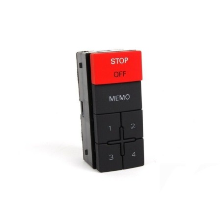 Bouton de commutation pour le réglage de la mémoire du siège - Pièces d'origine Audi 8E09597695PR Bouton de commutation pour le réglage de la mémoire du siège - Pièces d'origine Audi 8E09597695PR
