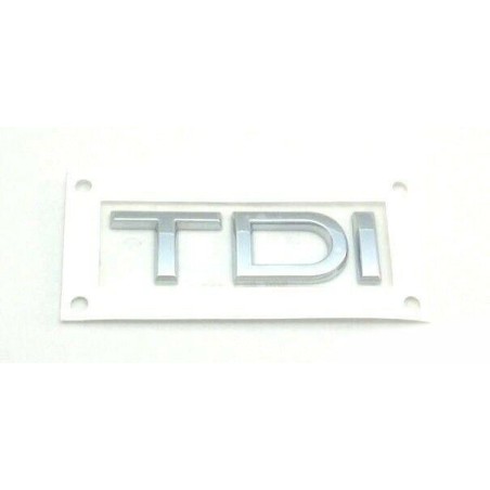 Emblème arrière TDI chromé - Pièces d'origine Audi 4H0853737B2ZZ Emblème arrière TDI chromé - Pièces d'origine Audi 4H0853737B2ZZ