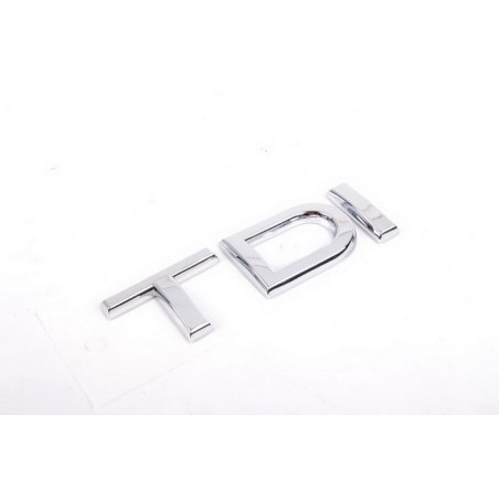 Emblème arrière TDI chromé - Pièces d'origine Audi 8J08537372ZZ Emblème arrière TDI chromé - Pièces d'origine Audi 8J08537372ZZ