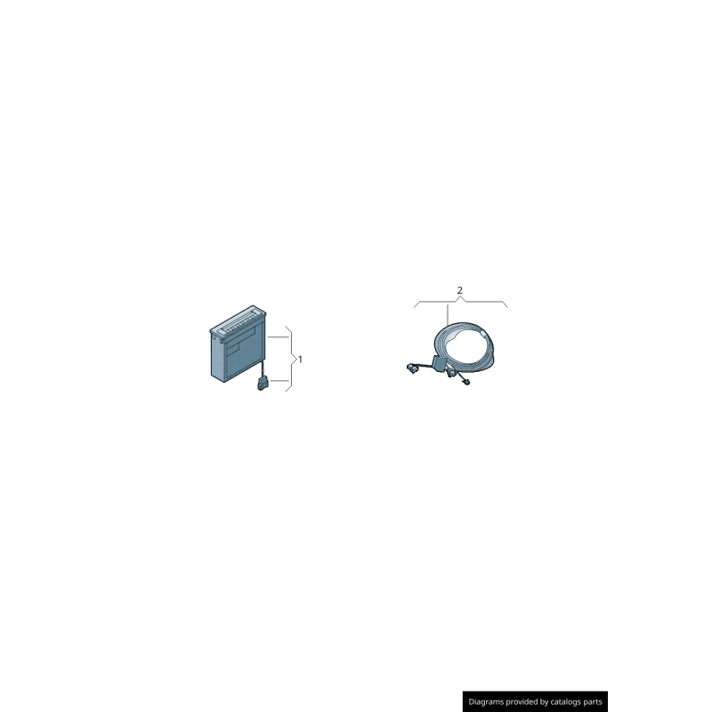 Faisceau de câblage pour changeur de CD TT 07-14 - Pièces d'origine Audi 8E0051592B