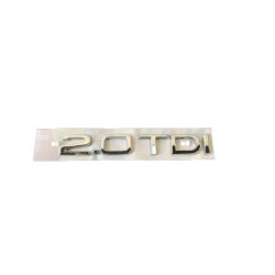 Emblème de coffre chromé TT 2.0TDI - Pièces d'origine Audi 8P0853743G2ZZ