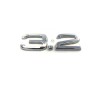 Insigne d'emblème TT 3.2 Chrome - Pièces d'origine Audi 8P0853743D2ZZ Insigne d'emblème TT 3.2 Chrome - Pièces d'origine Audi 8P0853743D2ZZ