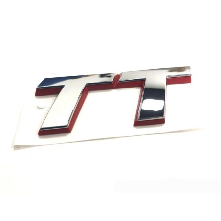 Emblème TT badge arrière rouge Pièces d'origine Audi 8N0853743C Emblème TT badge arrière rouge Pièces d'origine Audi 8N0853743C