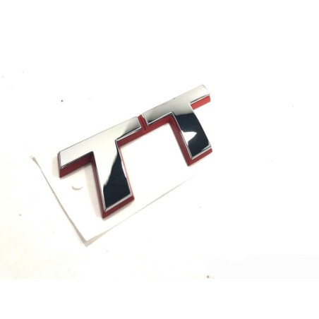 Emblème TT badge arrière rouge Pièces d'origine Audi 8N0853743C Emblème TT badge arrière rouge Pièces d'origine Audi 8N0853743C