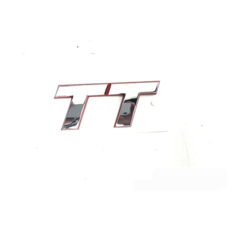 Emblème TT badge arrière rouge Pièces d'origine Audi 8N0853743C Emblème TT badge arrière rouge Pièces d'origine Audi 8N0853743C
