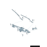 Support d'essuie-glace avec moteur d'essuie-glace RHD - Pièces d'origine Audi 8K2955023C Support d'essuie-glace avec moteur d'essuie-glace RHD - Pièces d'origine Audi 8K2955023C