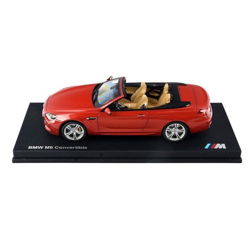 Modèle réduit à l'échelle 1:18 de la BMW M6 Cabriolet orange - Pièce d'origine BMW 80432253655