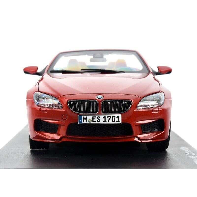 Modèle réduit à l'échelle 1:18 de la BMW M6 Cabriolet orange - Pièce d'origine BMW 80432253655