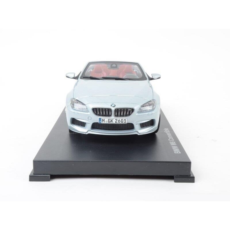 Modèle réduit à l'échelle 1:18 de la BMW M6 Cabriolet argentée - Pièce d'origine BMW 80432253656