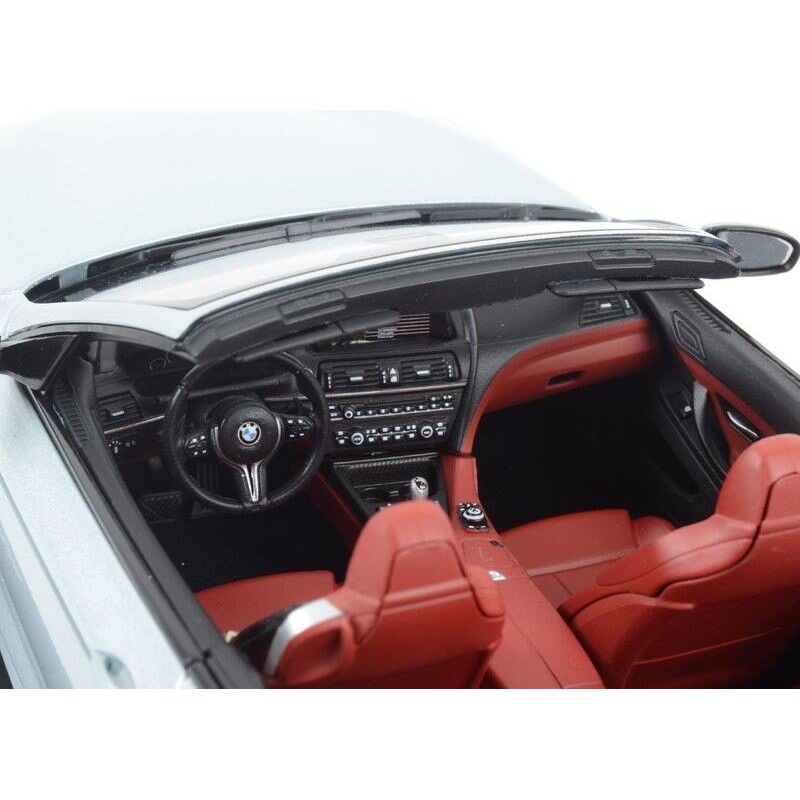 Modèle réduit à l'échelle 1:18 de la BMW M6 Cabriolet argentée - Pièce d'origine BMW 80432253656