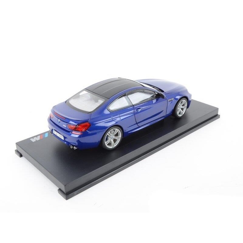 Modèle réduit à l'échelle 1:18 de la BMW M6 Coupé bleue - Pièce d'origine BMW 80432218737