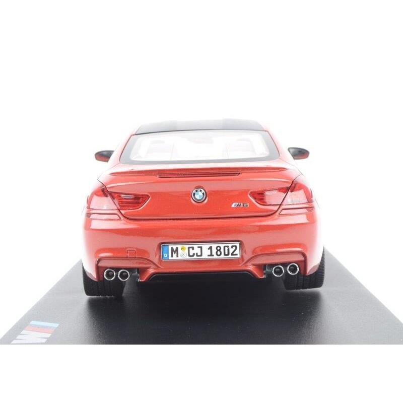 Modèle réduit à l'échelle 1:18 de la BMW M6 Coupé rouge - Pièce d'origine BMW 80432218738