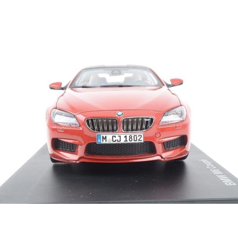 Modèle réduit à l'échelle 1:18 de la BMW M6 Coupé rouge - Pièce d'origine BMW 80432218738