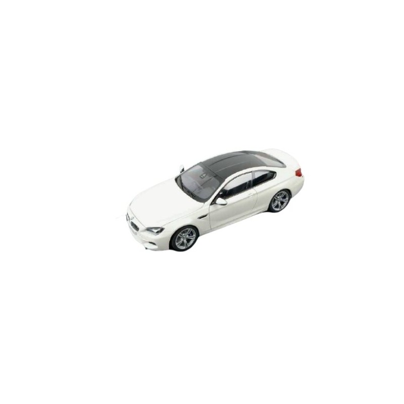 Modèle réduit à l'échelle 1:18 de la BMW M6 Coupé blanche - Pièce d'origine BMW 80432218739