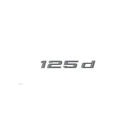 125d Autocollant Chrome Badge Emblème - Pièce d'origine BMW 51147330037