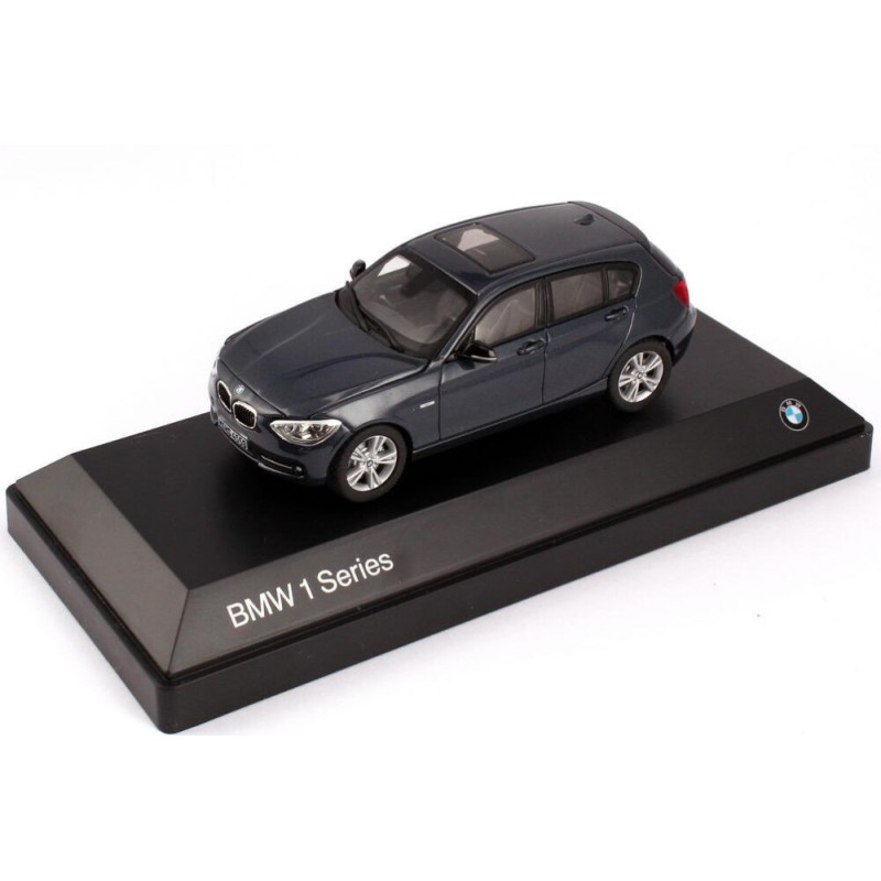 Modèle réduit à l'échelle 1:43 de la BMW Série 1 Hatchback bleue - Pièce d'origine BMW 80422210023
