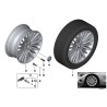 Roue de style à rayons multiples de 18 pouces - Pièce d'origine BMW 36116796249