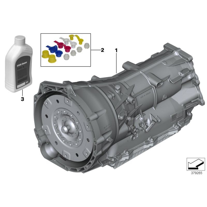 1L de liquide de transmission automatique ATF3+ - Pièce d'origine BMW 12521427615
