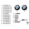 Autocollant d'étiquette d'emblème de badge 425D - Pièce d'origine BMW 51147356331 Autocollant d'étiquette d'emblème de badge 425D - Pièce d'origine BMW 51147356331