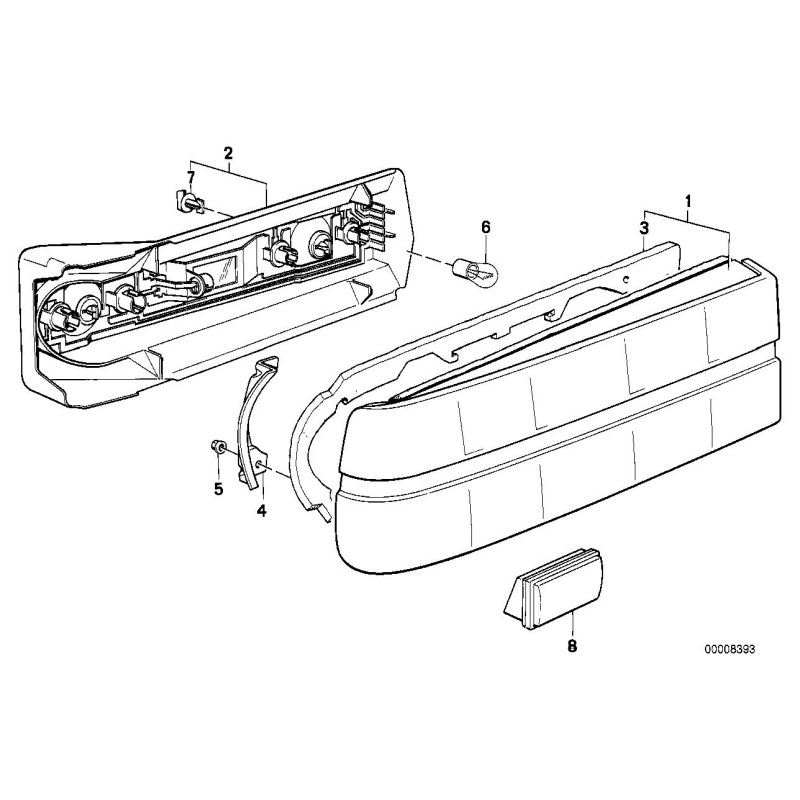 6-Lampe Euro - Pièce d'origine BMW 63211370682