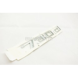 Insigne de coffre 730d - Pièce d'origine BMW 51147148198