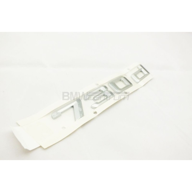 Insigne de coffre 730d - Pièce d'origine BMW 51147148198