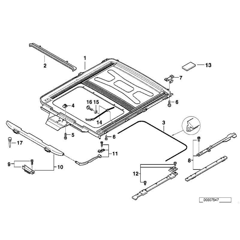 7 Joint d'étanchéité - Pièce d'origine BMW 54121938369