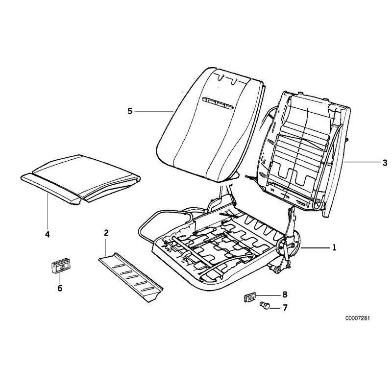 7-Guide de support - Pièce d'origine BMW 52101940490