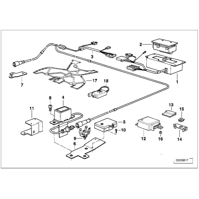 8 Unité de contrôle - Pièce d'origine BMW 65771377458