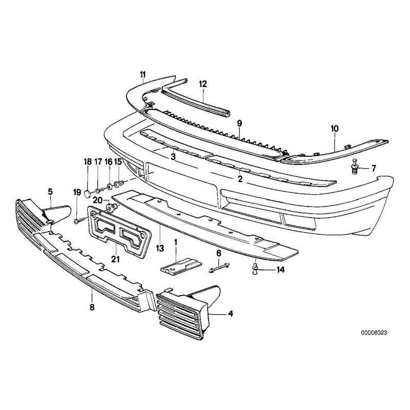 8 Couverture - Pièce d'origine BMW 51111974442