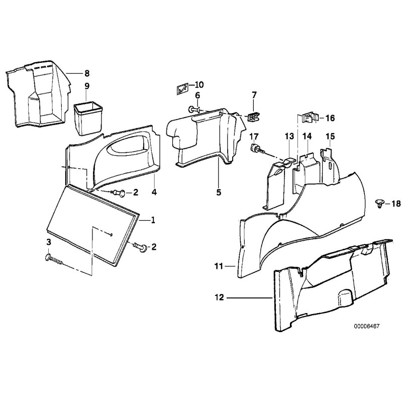 8-verrou - Pièce d'origine BMW 51478102980