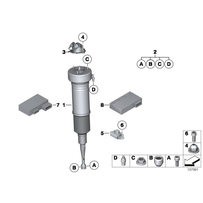 Capteur d'accélération - Pièce d'origine BMW 37146781405