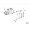 Support de compresseur de climatisation - Pièce d'origine BMW 64551739627
