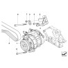 Compresseur de climatisation avec embrayage - Pièce d'origine BMW 64509174805 Compresseur de climatisation avec embrayage - Pièce d'origine BMW 64509174805